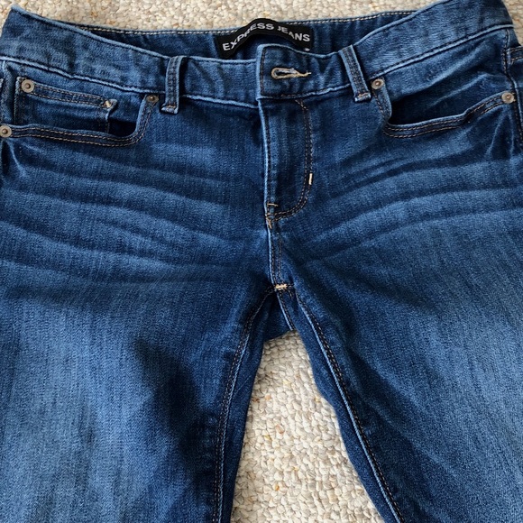 Express Barely Boot Cut Jeans - Picture 2 of 6
